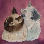 two cats